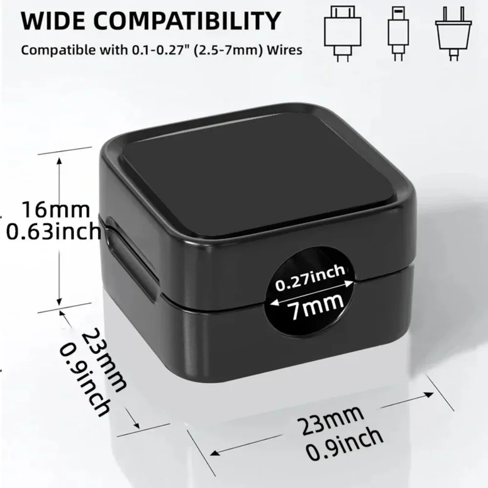Magnetic Cables Smooth Adjustable Cord Holder Desk Bedside Cable Management Data Cord Collator Charging Wire Cord Holder Clips