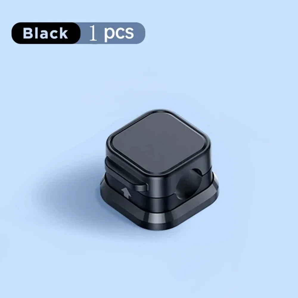 Magnetic Cables Smooth Adjustable Cord Holder Desk Bedside Cable Management Data Cord Collator Charging Wire Cord Holder Clips